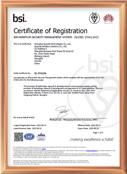 ISO/IEC 27001：信息安全管理体系